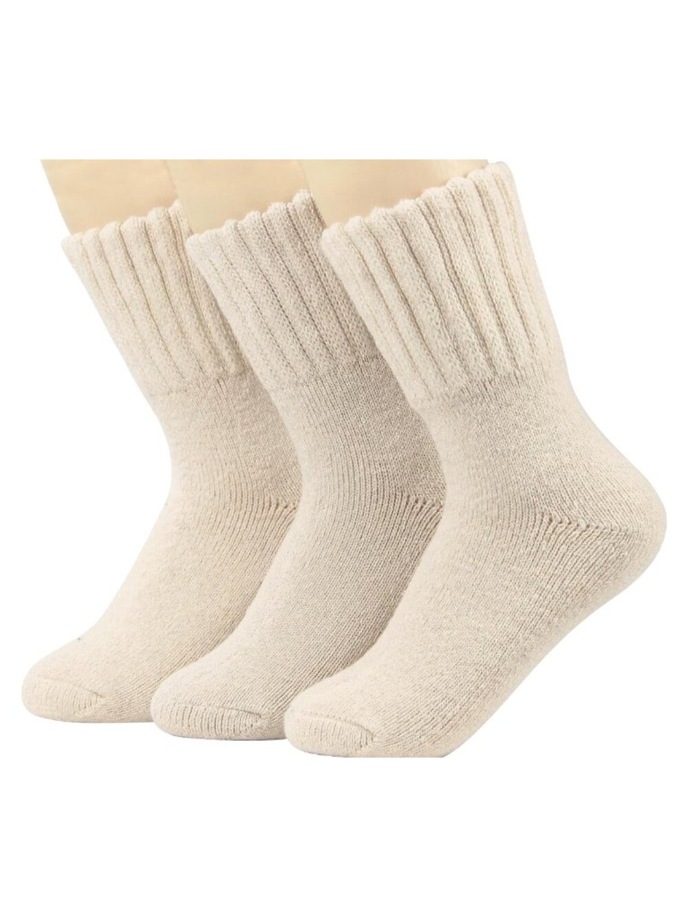 Women's Thick Knit Warm Winter Calf Socks 3 Pack Gift